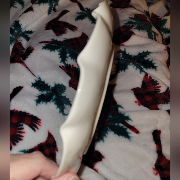 Vintage Blue Ridge Southern Potteries Flat Shell BonBon Dish Nove Rose Pattern - Picture 2 of 6